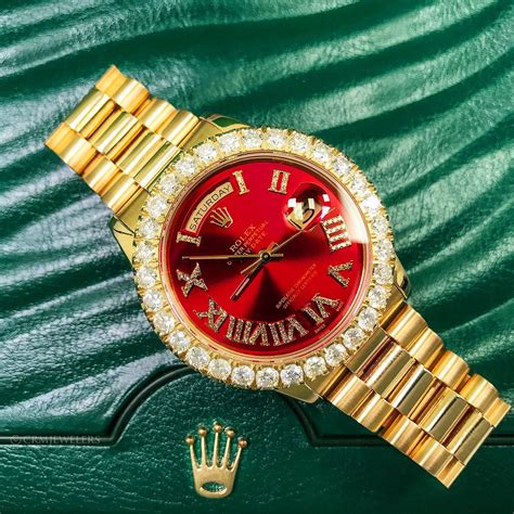 rolex bust down red face|custom Rolex watches.